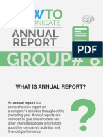 How To Communicate Annual Report Presentation