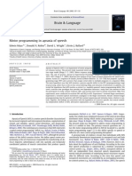 Motor Programming in Apraxia of Speech