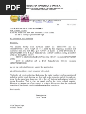 Order Confirmation