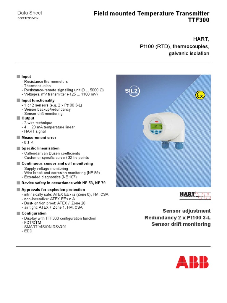 TTF300_datasheet Termopar Resistencia eléctrica y conductancia