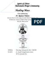 SCC Healing Mass - Fr. Ramon Valera