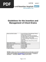 Chest Drains Guidance