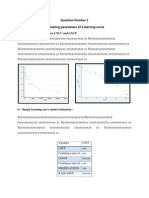 Question Number 1 Estimating Parameters of A Learning Curve: A) The Relationship Between LNUC and LNCP