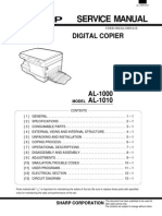 Sharp AL1000 Service Manual