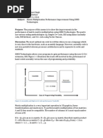 Matrix Multiplication Using SIMD Technologies