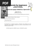 Download Spanish for Beginners Ejercicios 1 by Miquel Puertas SN22923972 doc pdf