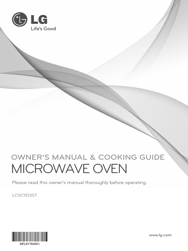 LG Electric Oven Manual PDF Cookware And Bakeware Roasting