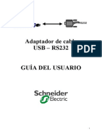 adaptador de cable USB-RS232
