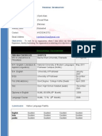 Syed Alam CV