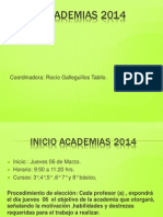 Academias 2014