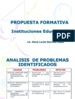 Propuesta Formativa II - Ee.