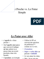 Le Futur Proche Vs Le Futur Simple