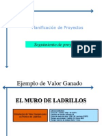 Planificación Proyectos Muro de Ladrillos