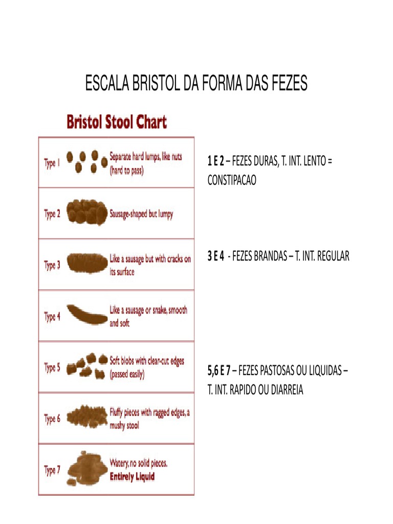 Escala Bristol Da Forma Das Fezes [Modo de Compatibilidade]
