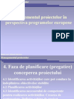 Manag Proiecte 4 Planificarea 2012