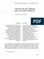 Fagmentos de La Historia de Salustio