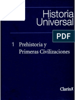 Historia Universal Tomo 1 Prehistoria y Primeras Civilizaciones