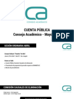 Cuenta Pública - Consejo Académico - Mayo PDF