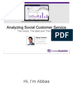 Analyzing Social Customer Service