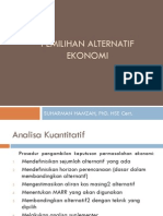 Pemilihan Alternatif Ekonomi PDF