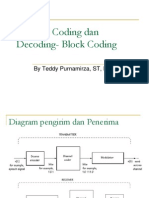 Channel Coding Dan Decoding Block Coding