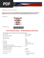 DS-160 Visa Application Sample Form | PDF | Travel Visa | Social ...