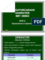 Bab 4-Expression and Operators