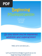 Beginning Multiplication