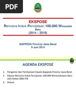 Download ekspose kepala bappeda provinsi jawa barat  Rencana Induk Penciptaan 100000 Wirausaha Baru by Bappeda Kota Banjar SN229314832 doc pdf