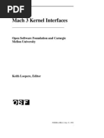 Mach3 Kernel Interface