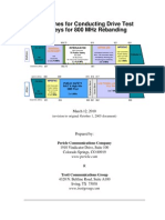 Drive Test Guidelines