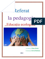 Educatia Ecologica