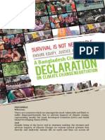 Bangladesh Civil Society Declaration on Climate Change