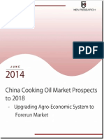 China Cooking Oil Market Prospects to 2018_Executive Summary