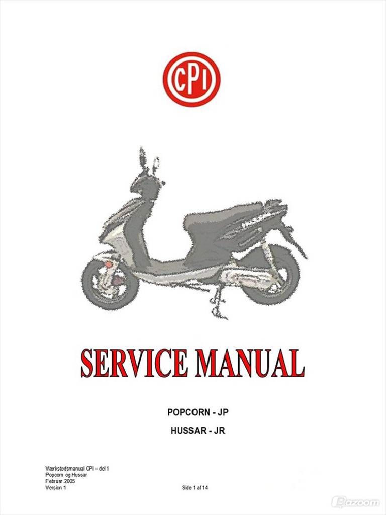 Cpi Hussar Servicemanual PDF