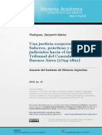Rodríguez, B. M. 2013. Una Justicia Corporativa Saberes, Prácticas y Estrategias