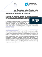 “Las Teresitas, abandonada otro verano más por la incompetencia de Costas  y del Gobierno municipal de CC-PSOE”.doc