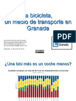 La bicicleta, un medio de transporte en Granada