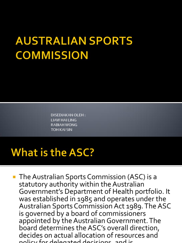 Australian Sports Commission | PDF | Wellness