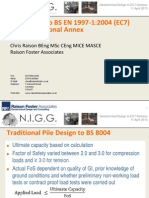 NIGG-Pile Design To BS en 1997-1 2004 (EC7) and The National Annex