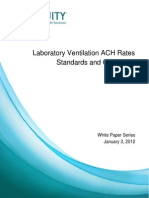 AIRCIRCUITY - Lab Ventilation ACH Rates Standards and Guidelines [2012]