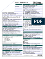 Fosswire Unix Commands Reference Sheet