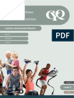 l2 Certificate in Fitness Instructing Gym Based Exercise Learner Assessment Record