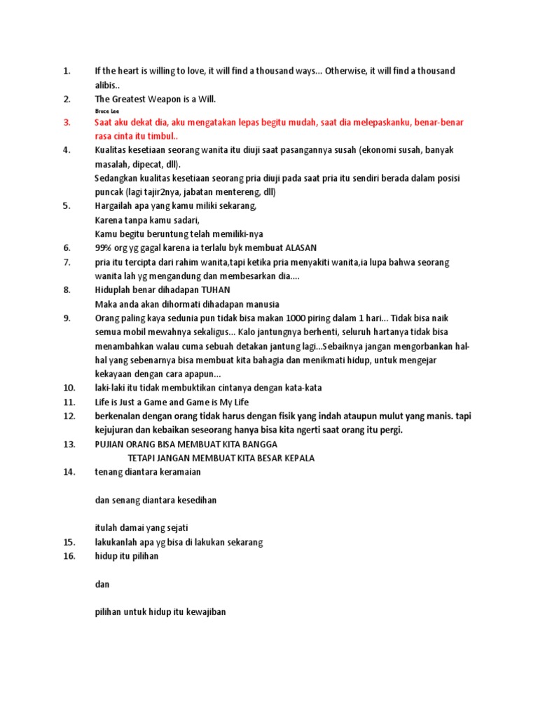 Suatu saat kamu akan menyesal Kata Bijak t Quotes