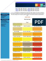 Tabla Colores PPG Ral