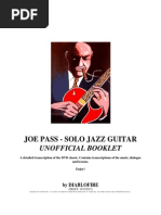 Download Joe Pass - Solo Jazz Guitar - Detailed Transcription Guitar SpeechTheory - 18-12-2013 PRINT DRAFT by DiablofireZA SN229353569 doc pdf