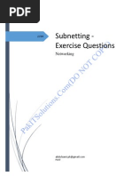 IP Addressing and Subnetting