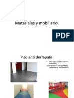 Materiales y Mobiliario