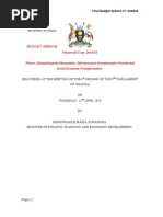 Download Uganda Budget Speech 2014-15 June 12th by The New Vision SN229362928 doc pdf