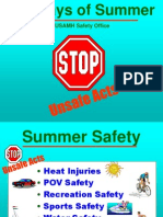 101 Days of Summer: USAMH Safety Office